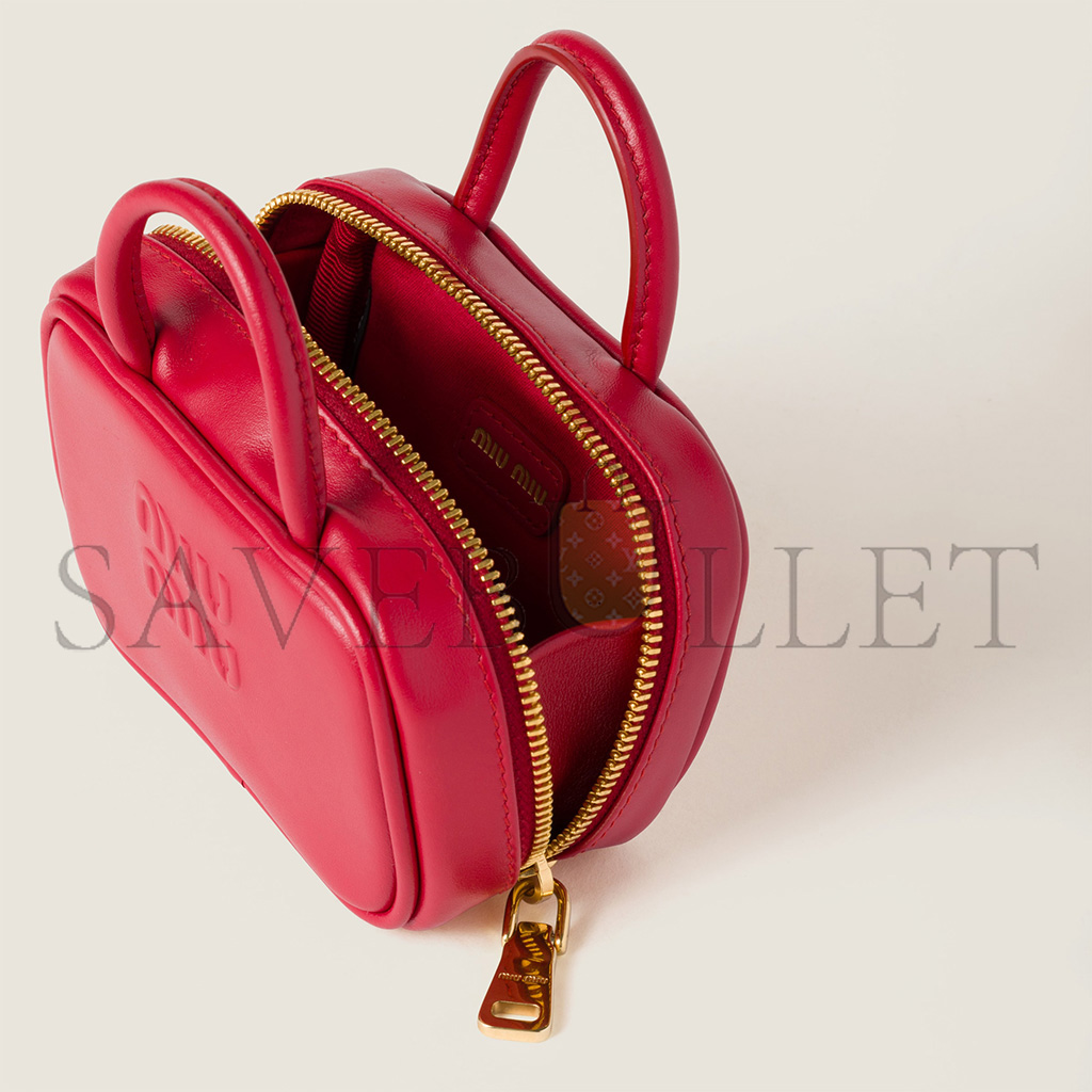 MIUMIU LEATHER MICRO BAG 5NR036 (11*7*4cm) MIUMIU LEATHER MICRO BAG 5NR036 (11*7*4cm)